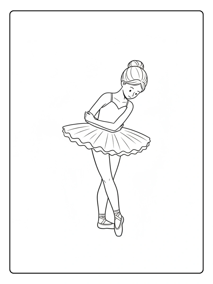 4. Bailarina saludando