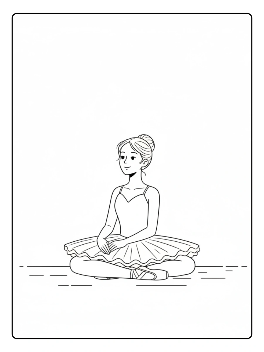 8. Bailarina descansando