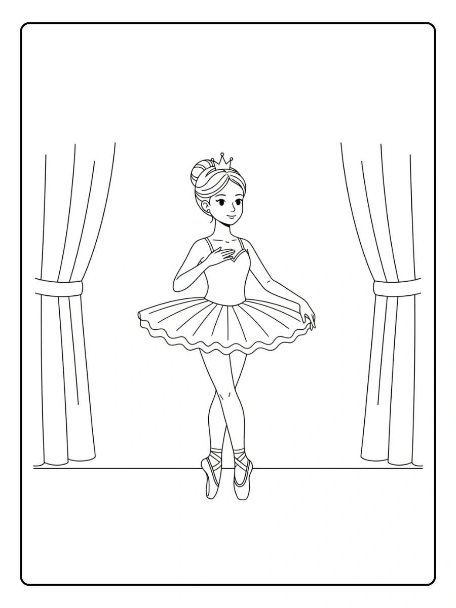 9. Bailarina con corona