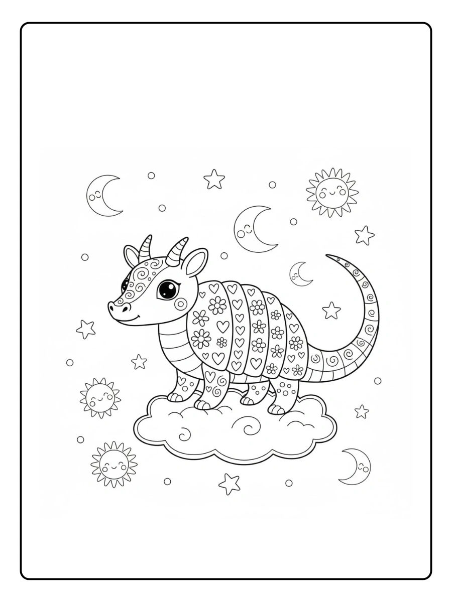 Alebrije animal mágico para colorearpomme