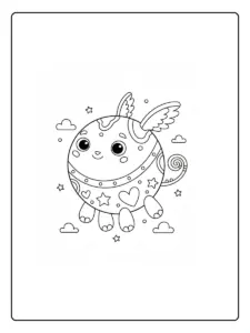 Alebrije con cuerpo tipo globode alebrije con animales fusionados