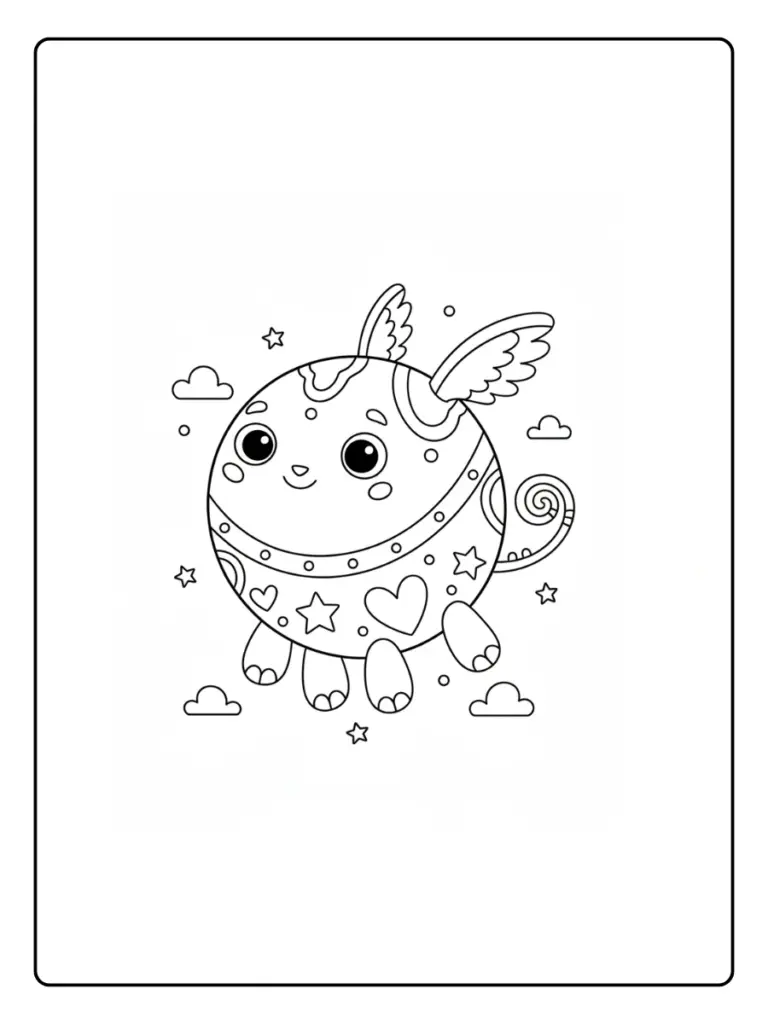 Alebrije con cuerpo tipo globode alebrije con animales fusionados