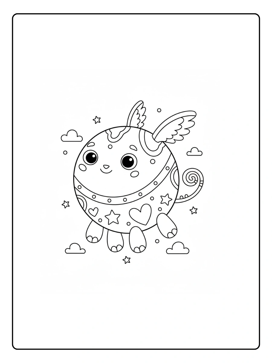 Alebrije con cuerpo tipo globode alebrije con animales fusionados