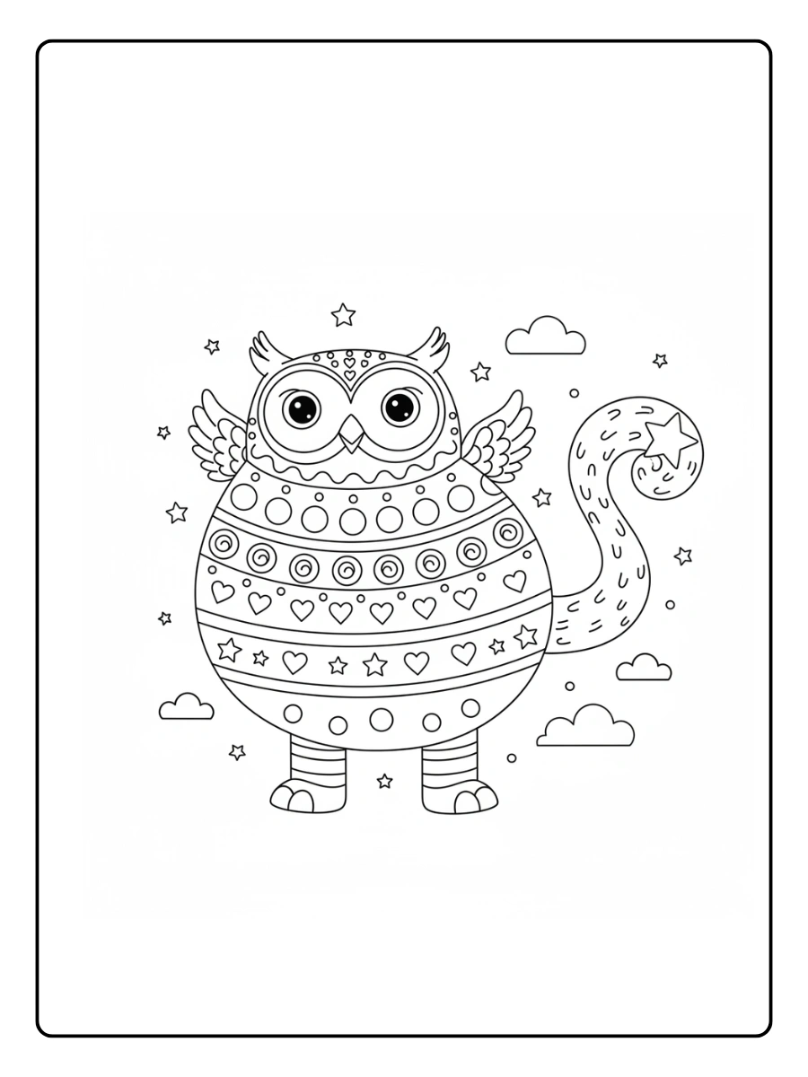 Alebrije con patas cortas y cuerpo ancho