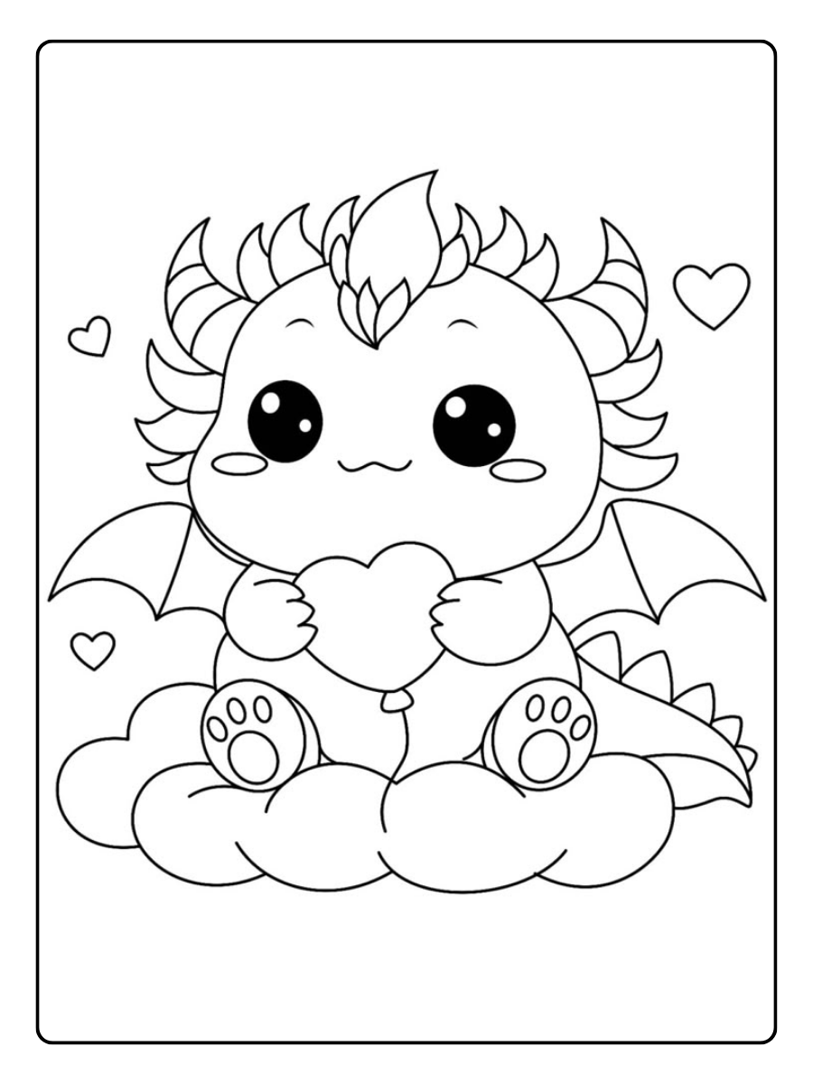 Animales para colorear kawaii