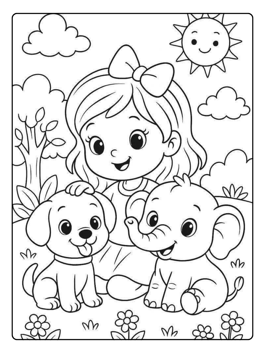 Animales para colorear realistas