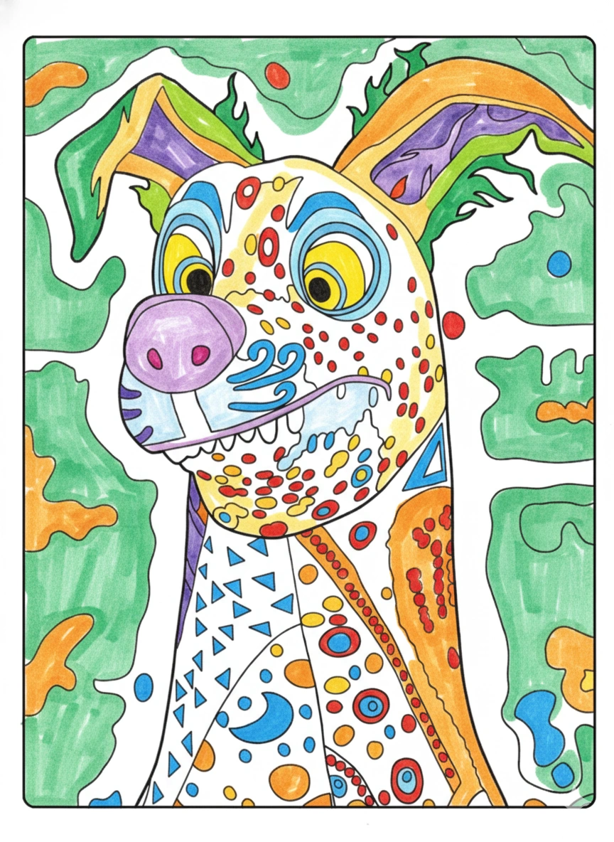 Cómo Colorear un Alebrije