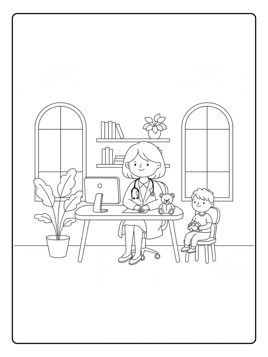 Doctora en el consultoriopara colorear preescolaralebrije volando suavealebrije caminando curiosoalebrije hecho de estrellas grandeshecho solo con círculos grandes