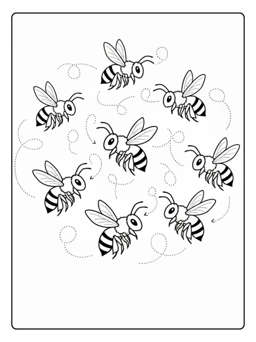 Abeja Melipona comunicándose