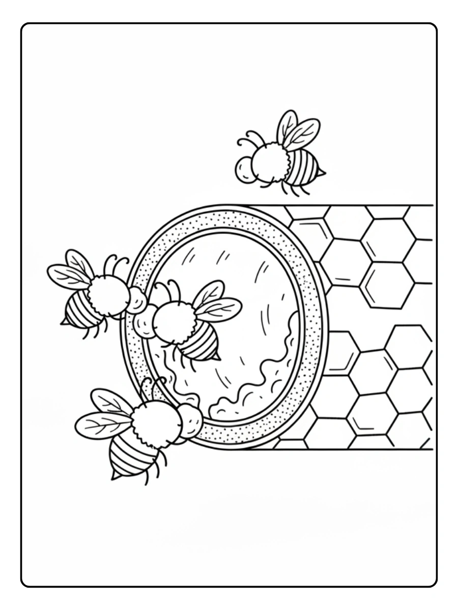 Abeja Melipona sellando la entrada