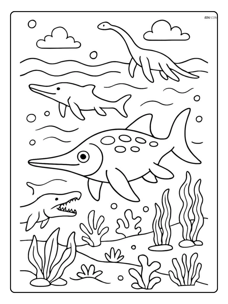 Pez grande para colorear