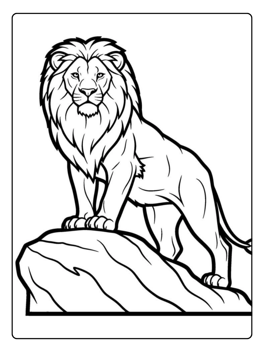 Puma para colorear cara