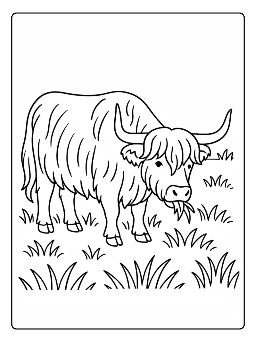 Toro bravo para colorear