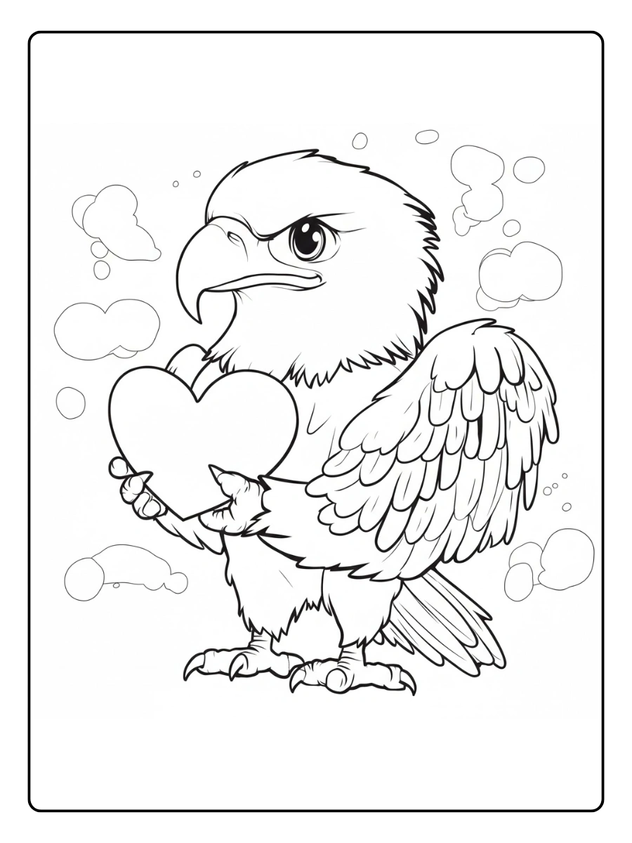 aguila para colorear (11)