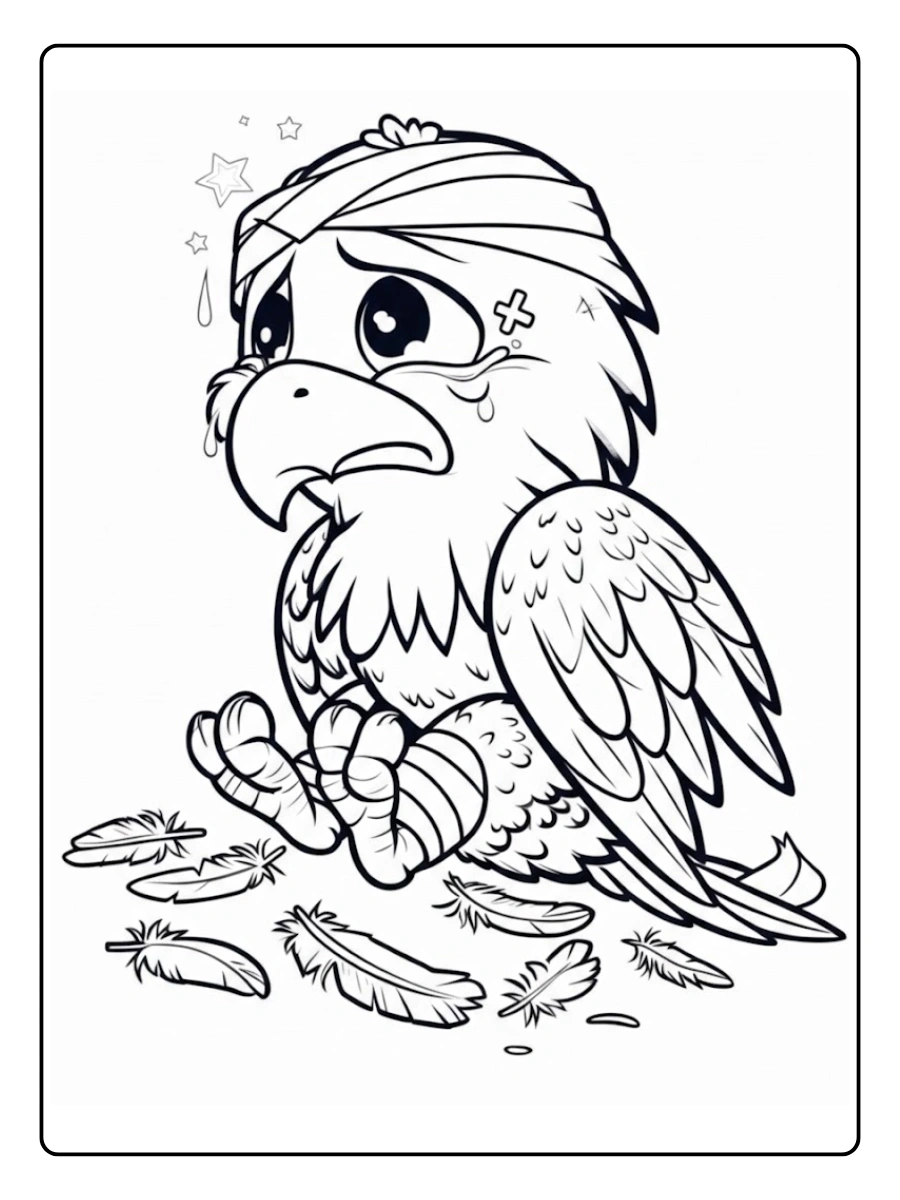 aguila para colorear (12)