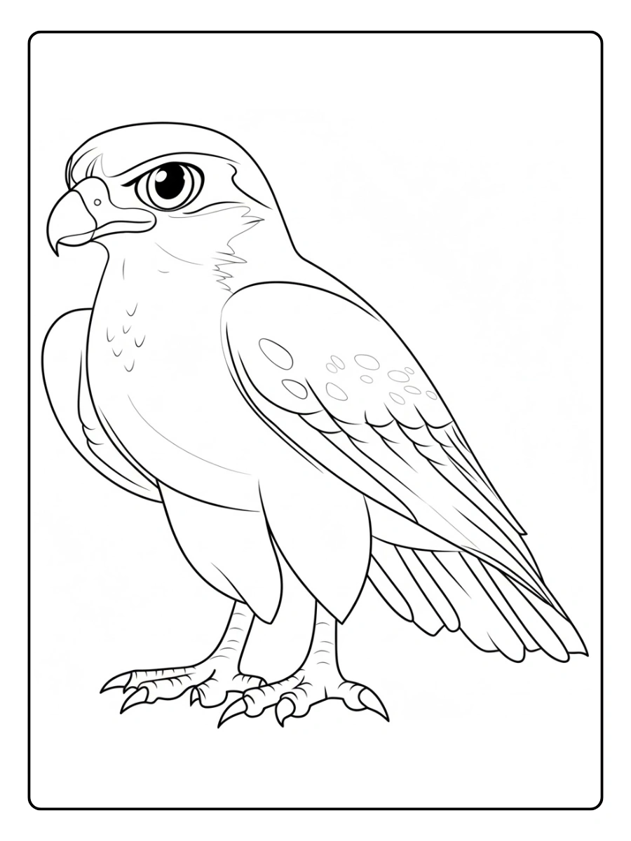 aguila para colorear (5)