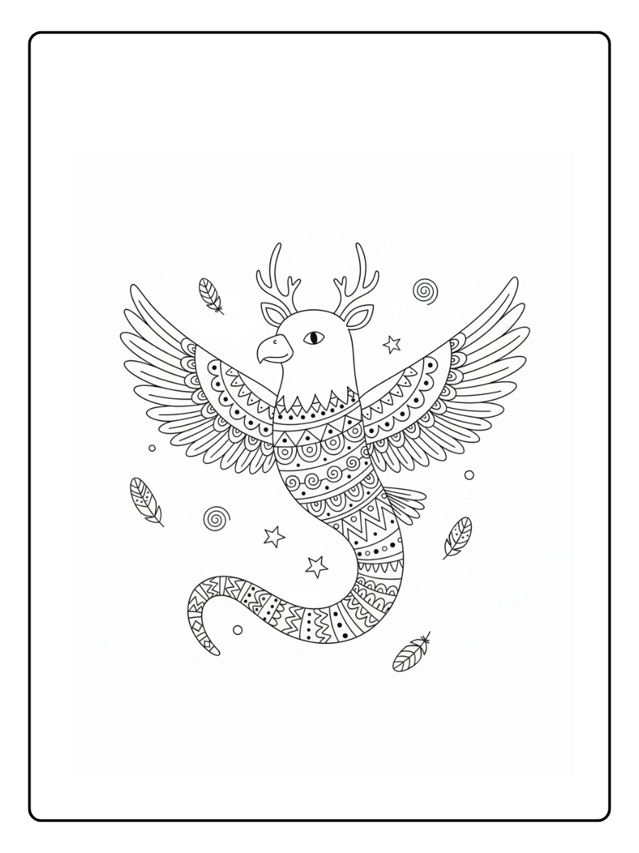 alebrije lagarto águila venado