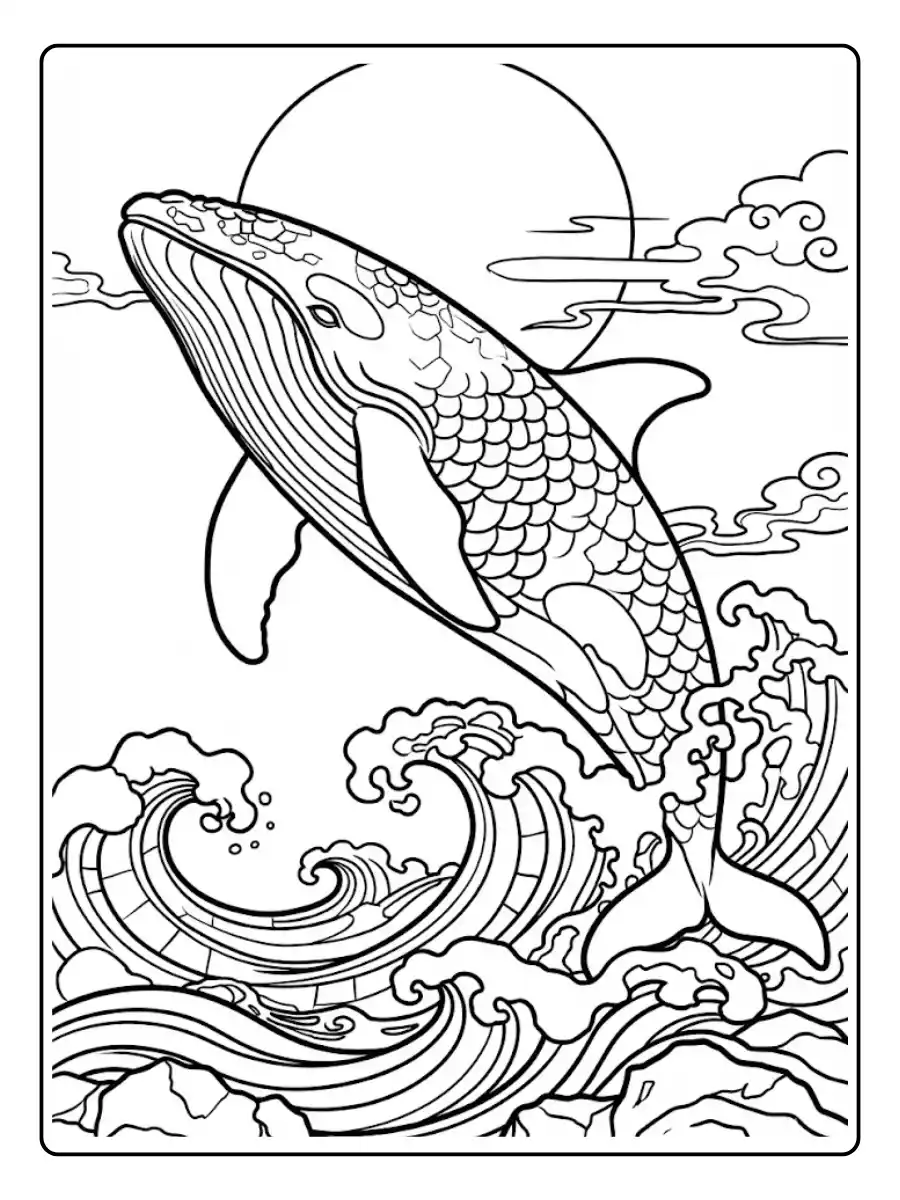 ballena azul para colorear (13) 12 11zon