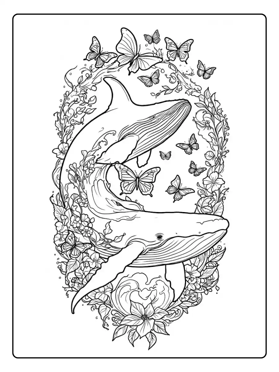 ballena azul para colorear (14) 13 11zon