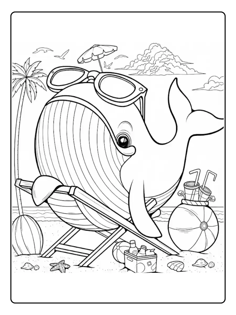 ballena azul para colorear (2) 1 11zon