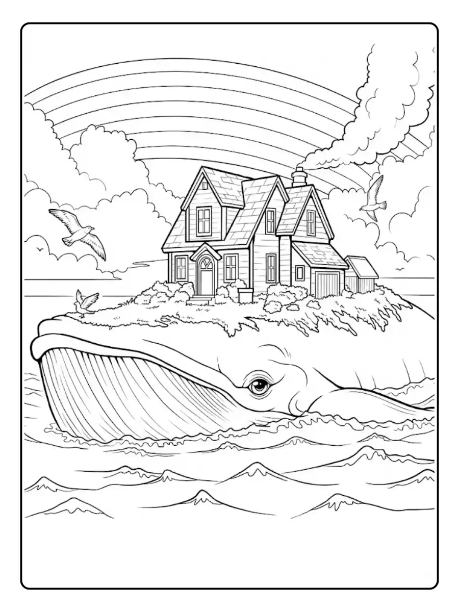 ballena azul para colorear (3) 2 11zon