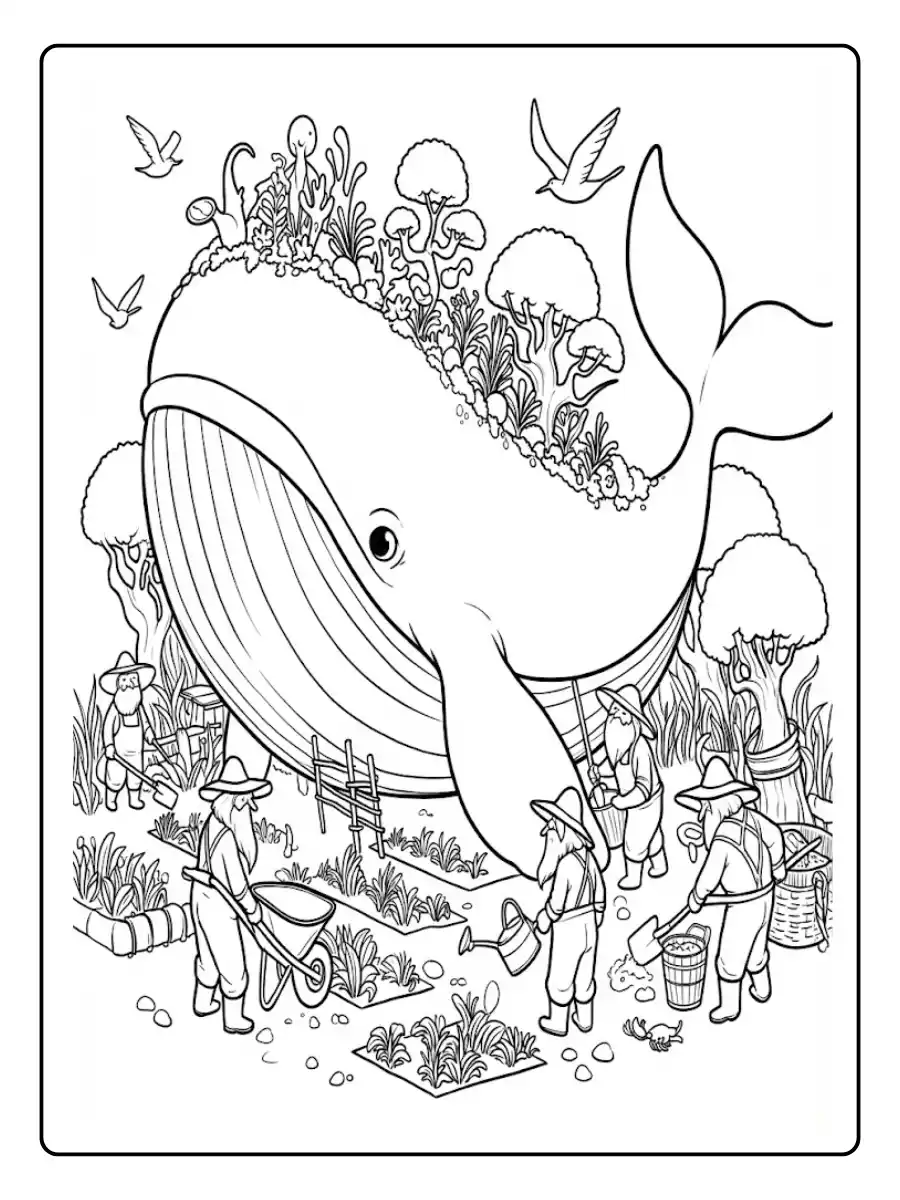 ballena azul para colorear (8) 7 11zon