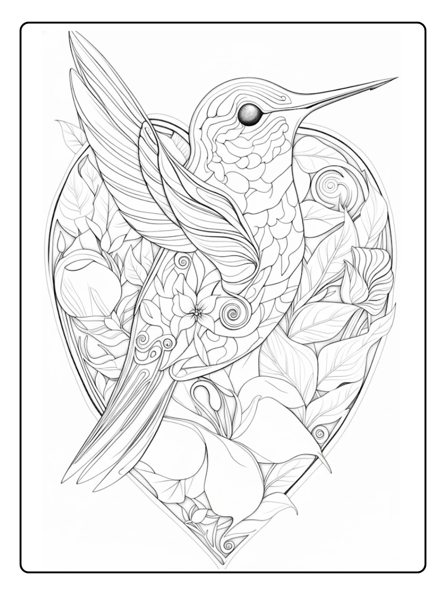 colibri para colorear (13)