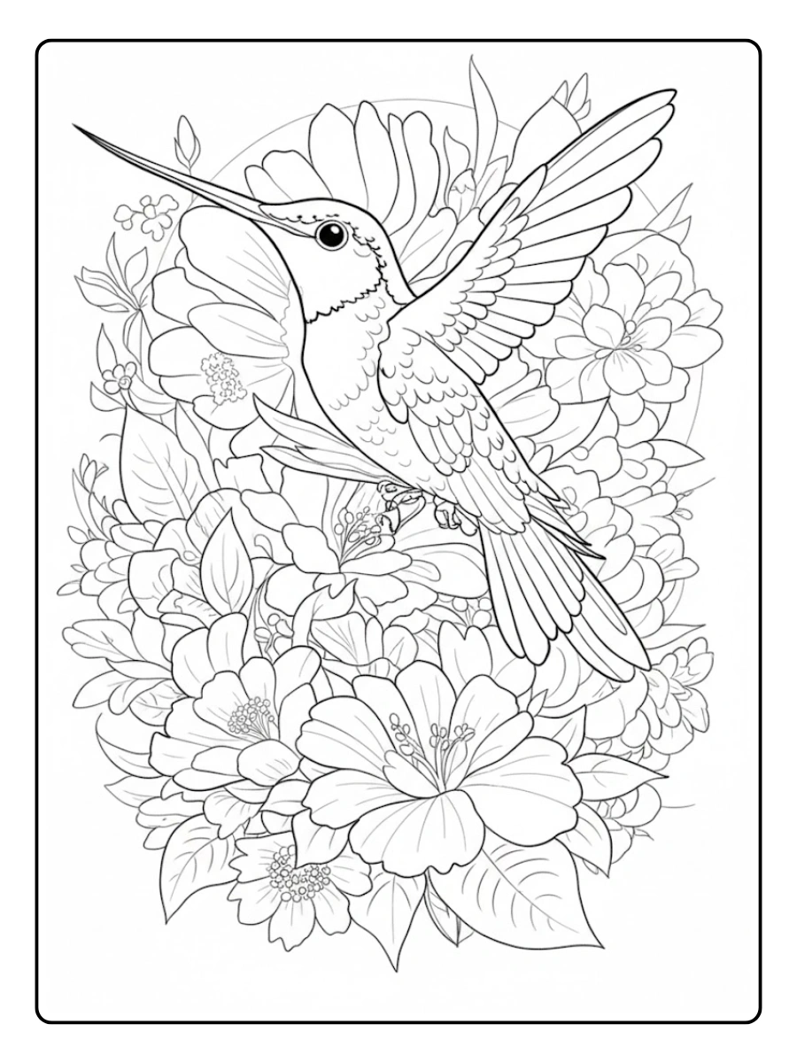 colibri para colorear (14)
