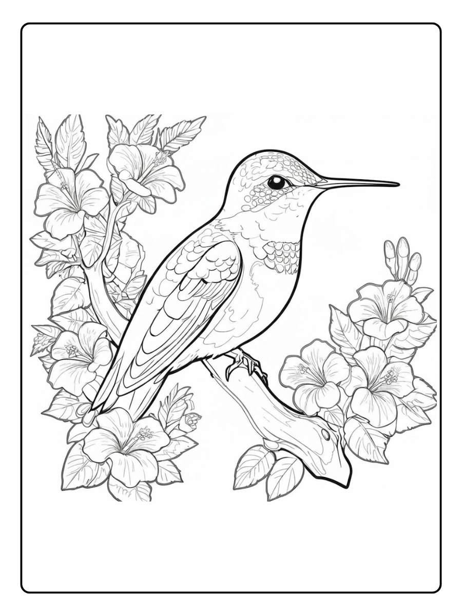 colibri para colorear (5)