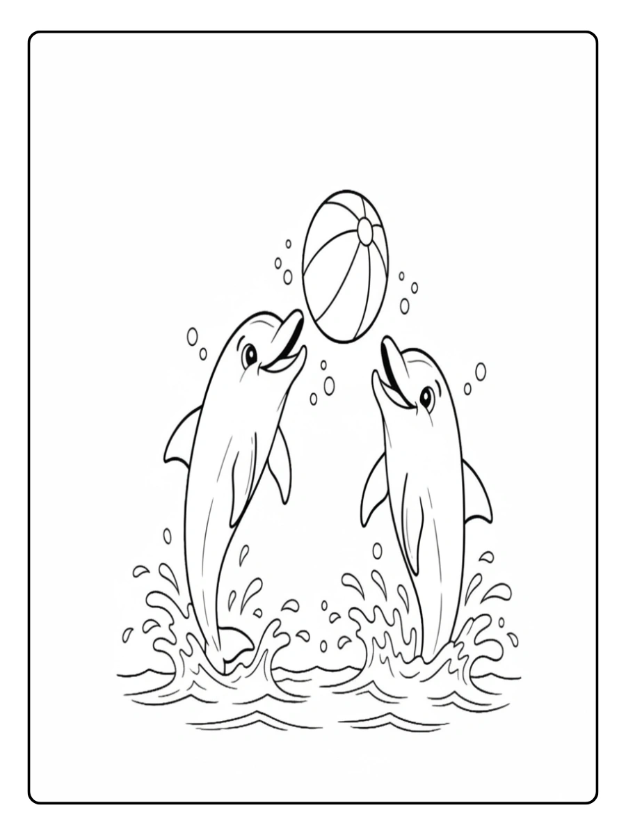 dibujos animales delfin