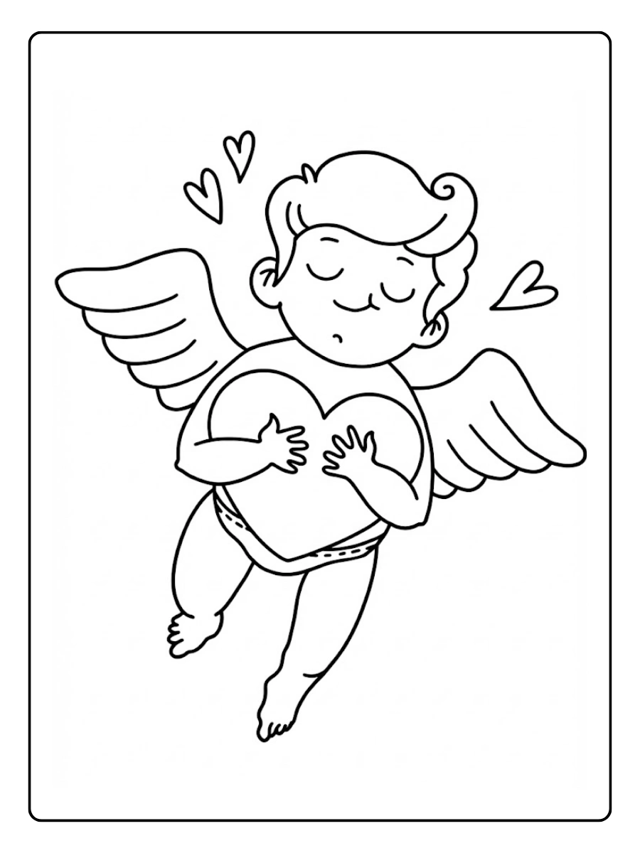 dibujos de san valentin para colorear