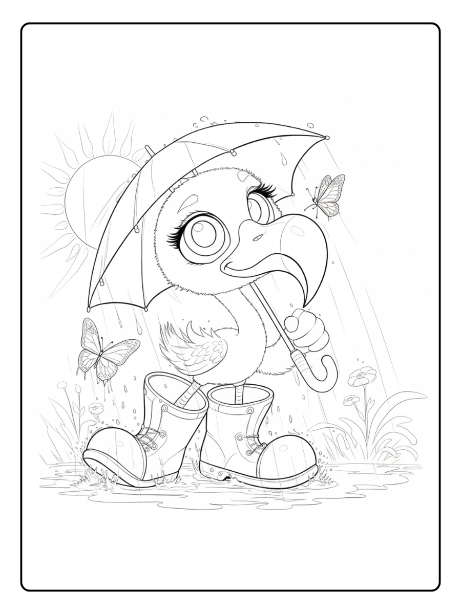 flamingo para colorear (12)