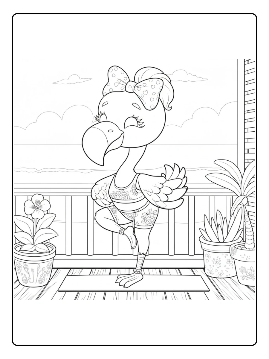 flamingo para colorear (14)