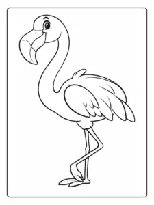 flamingo para colorear (4)