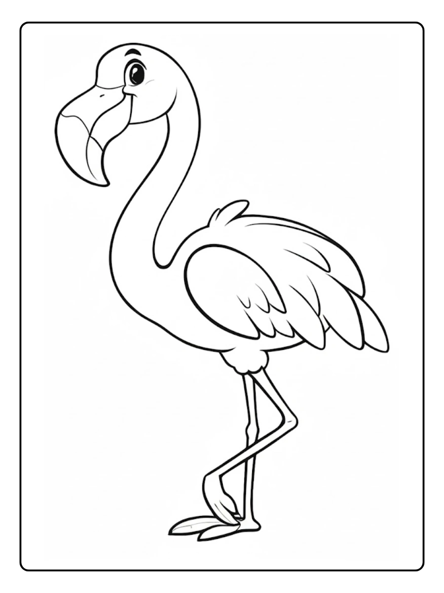 flamingo para colorear (4)