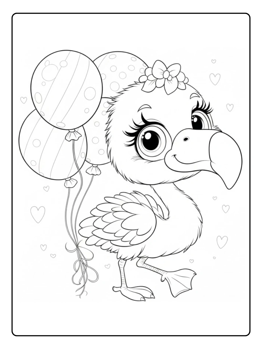 flamingo para colorear (7)