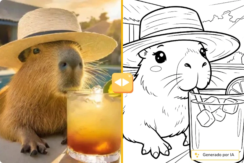 Gencolorear - generador de dibujos para colorear con IA