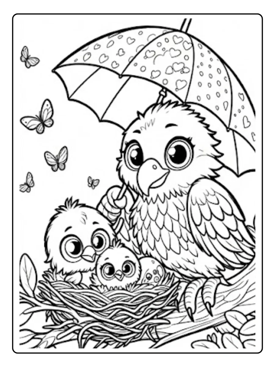 pajaro para colorear (10)