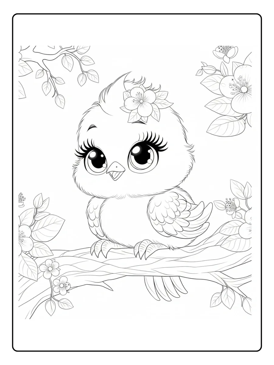 pajaro para colorear (11)