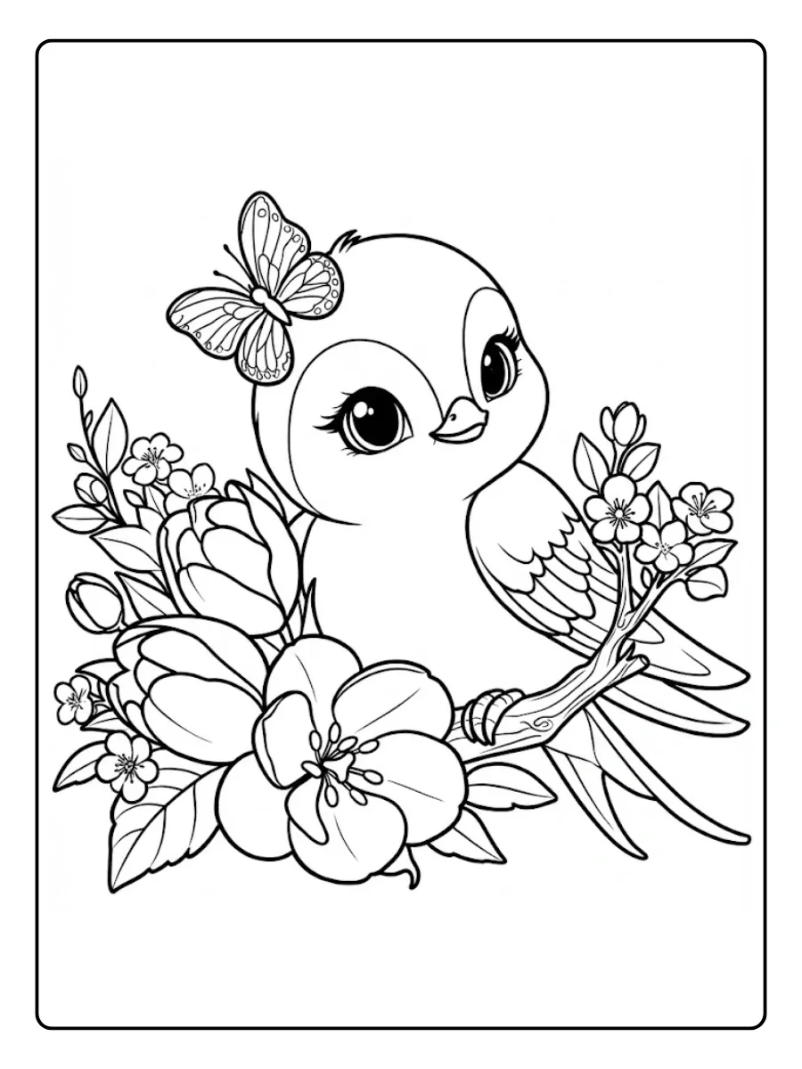 pajaro para colorear (15)