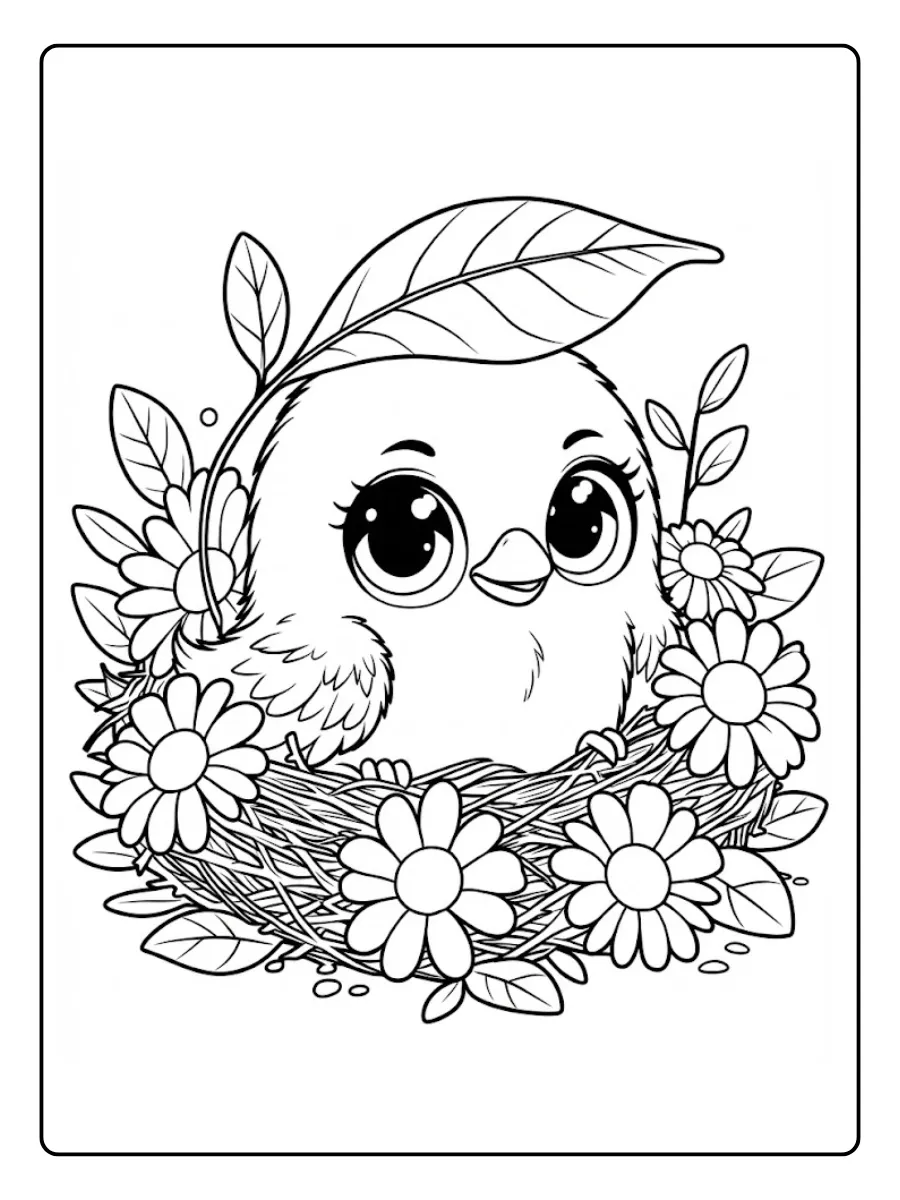 pajaro para colorear (2)