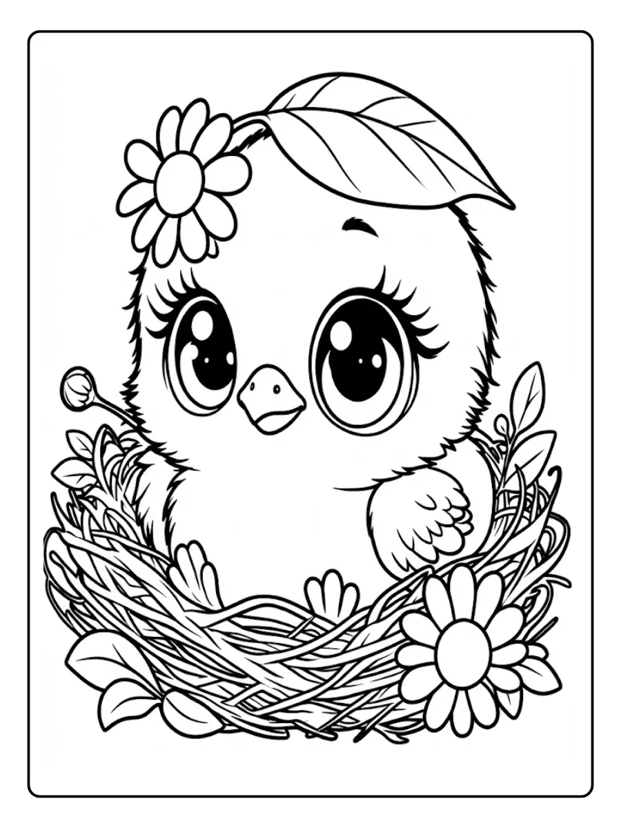 pajaro para colorear (7)