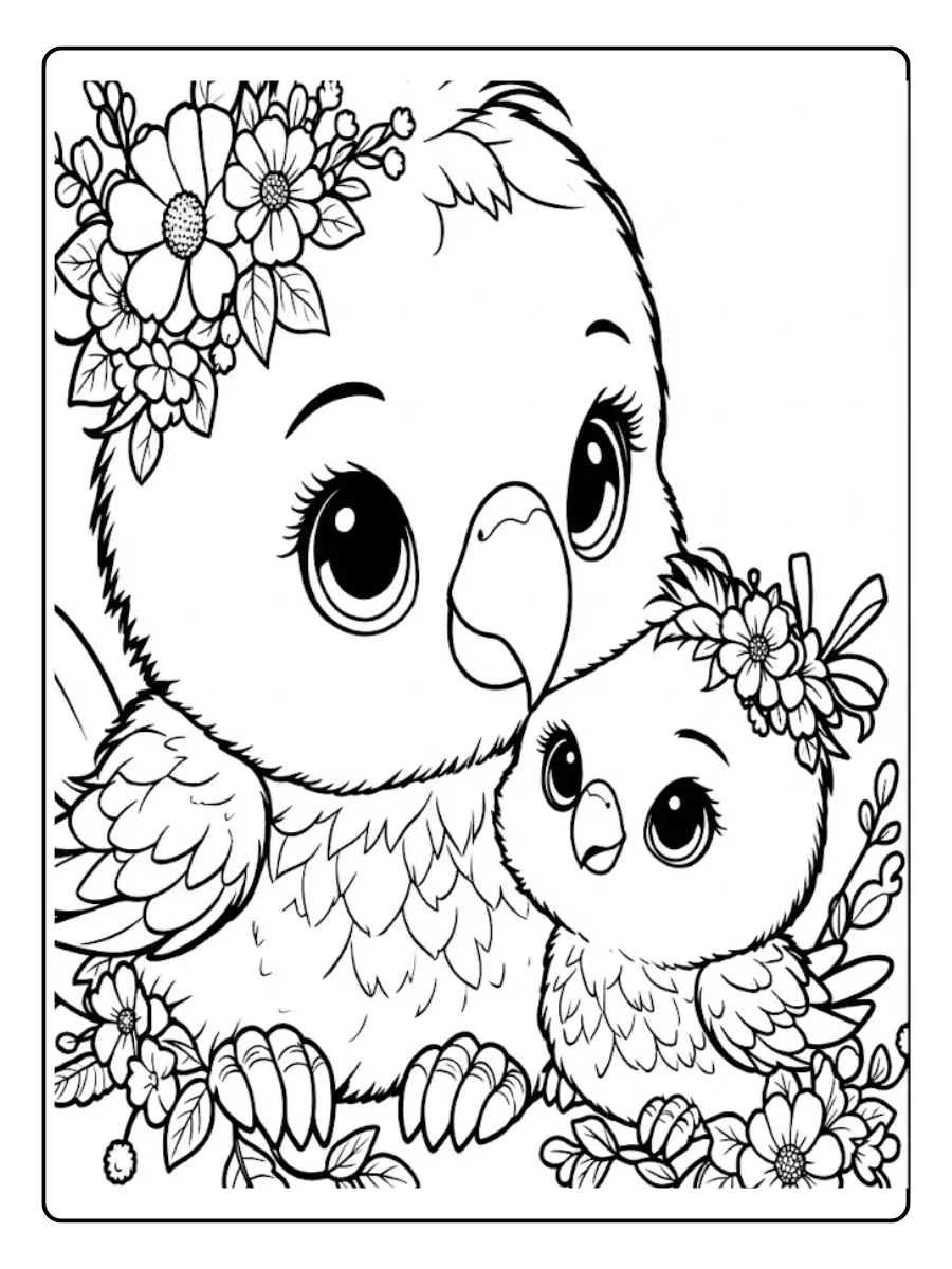 pajaro para colorear (9)