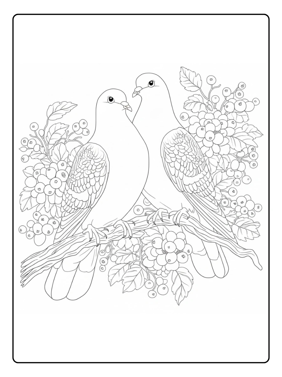 paloma para colorear (2)