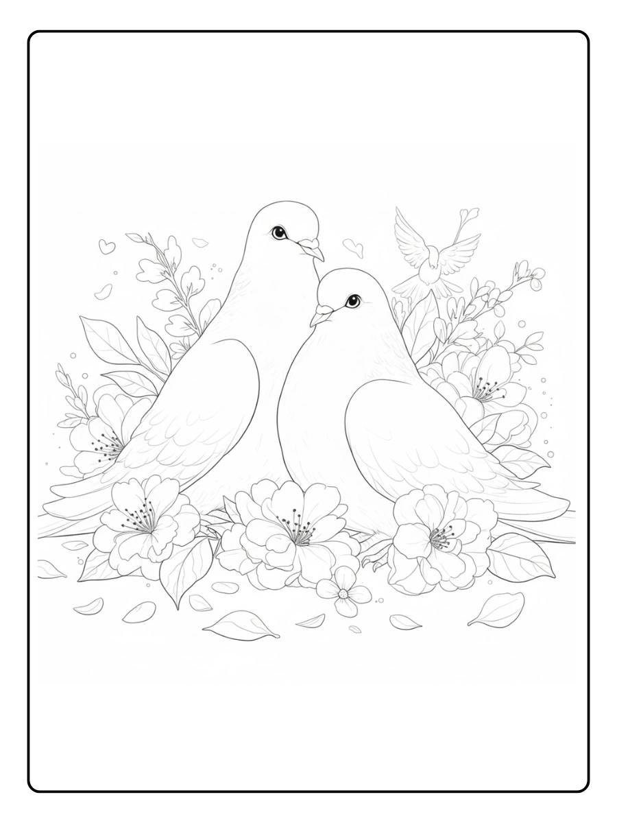paloma para colorear (6)