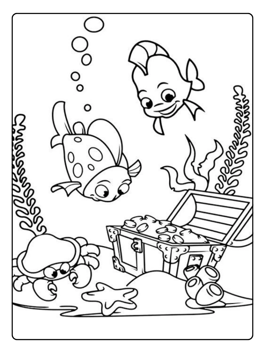 pez payaso gratis para colorear