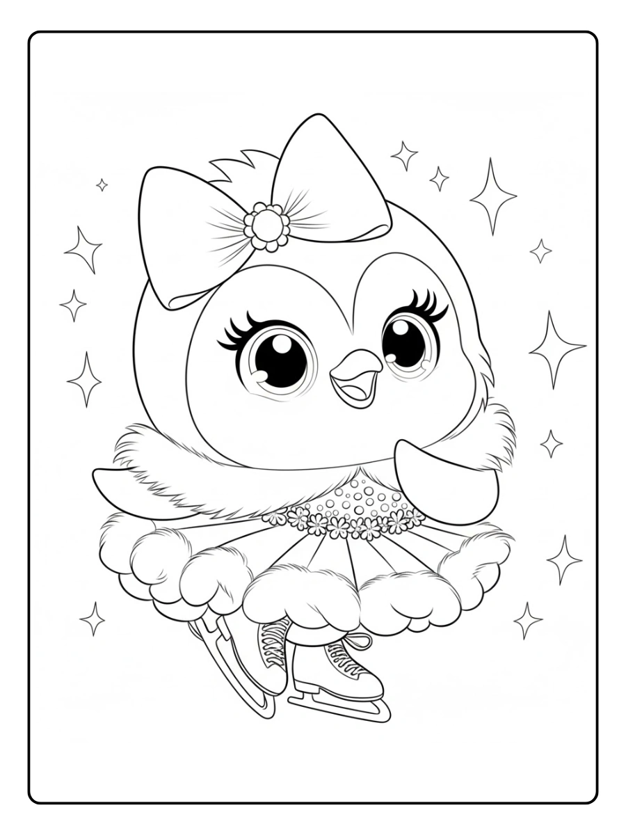 pinguino para colorear (12)