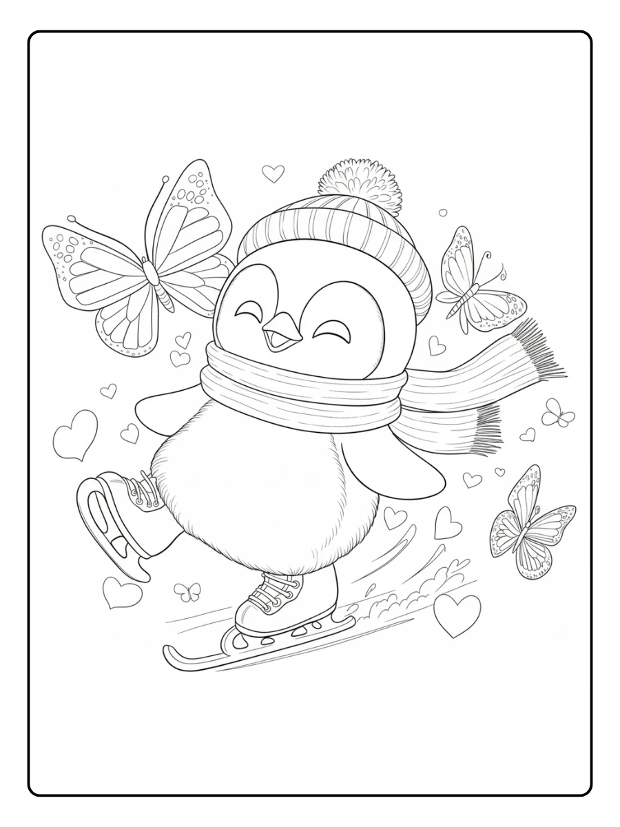pinguino para colorear (14)