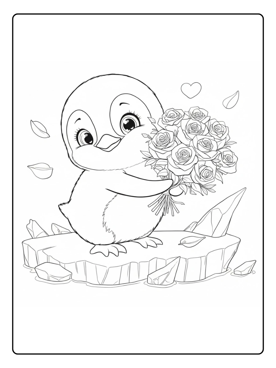 pinguino para colorear (5)