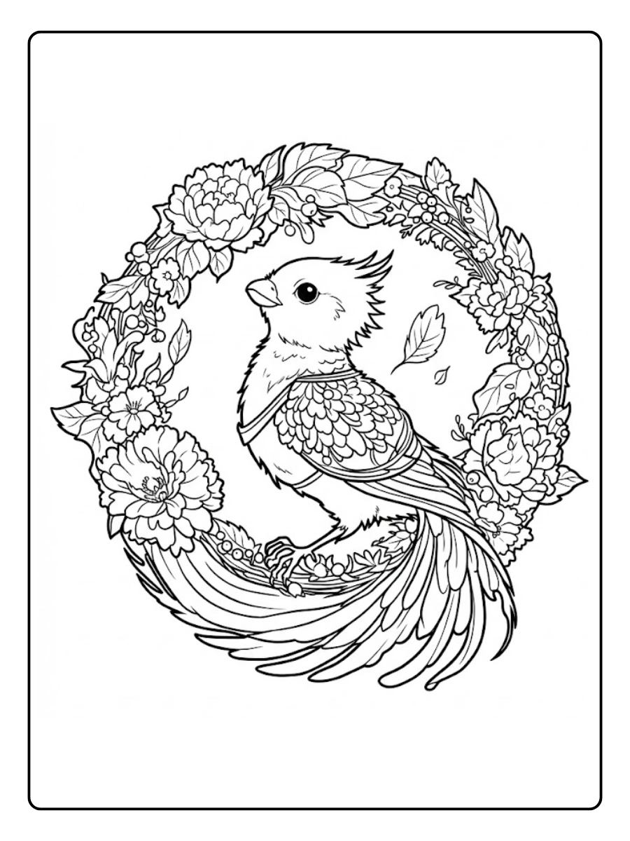quetzal para colorear (5)